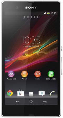 Смартфон Sony Xperia Z White - Красный Сулин